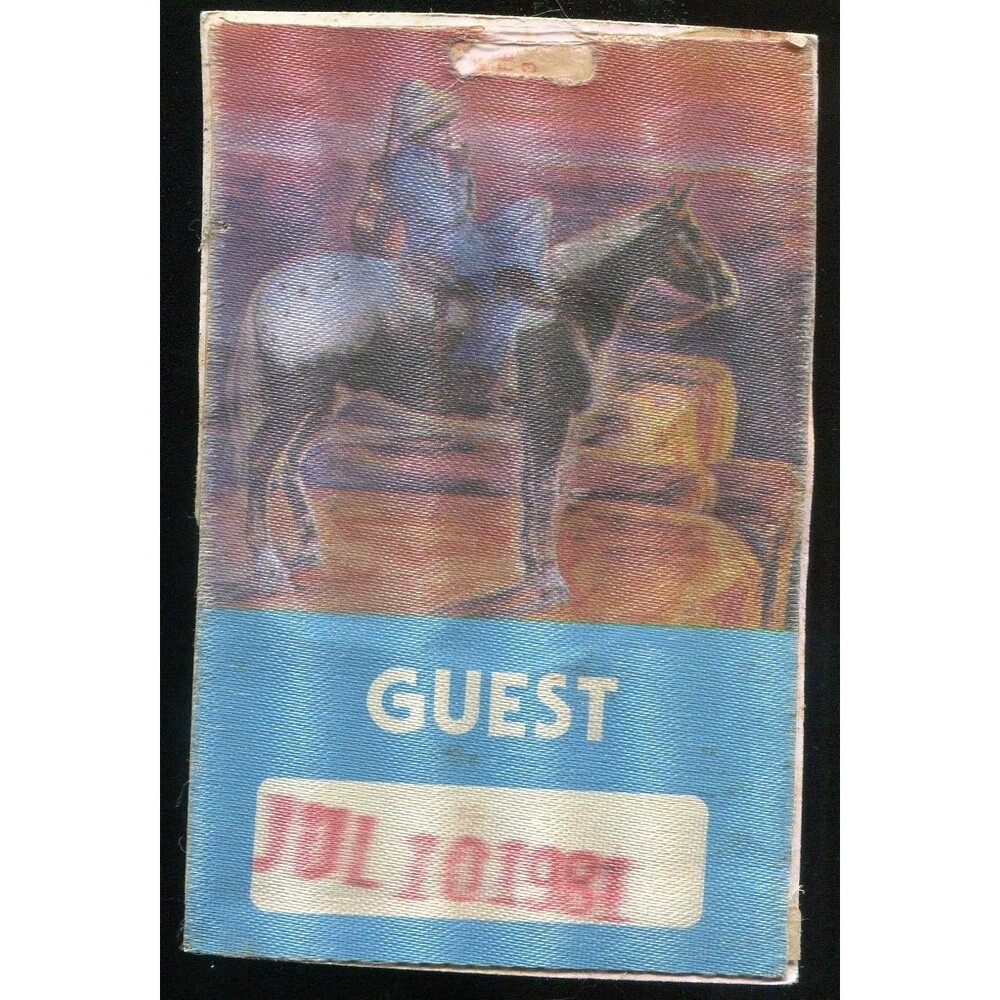 Vintage 1981 Marshall Tucker Band Backstage Pass Guest Kansas City MO